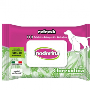 Inodorina Refresh Toallitas Humedas para Perros