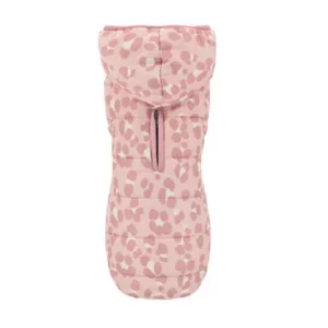 Abrigo de Leopardo Rosa